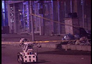 Cumhuriyet  Caddesinde çanta operasyonu